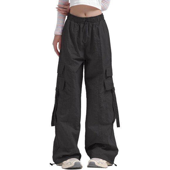 Pants - Stylish Women’s Quick-Dry Cargo Pants with Drawstrings - Perfect for Outdoors